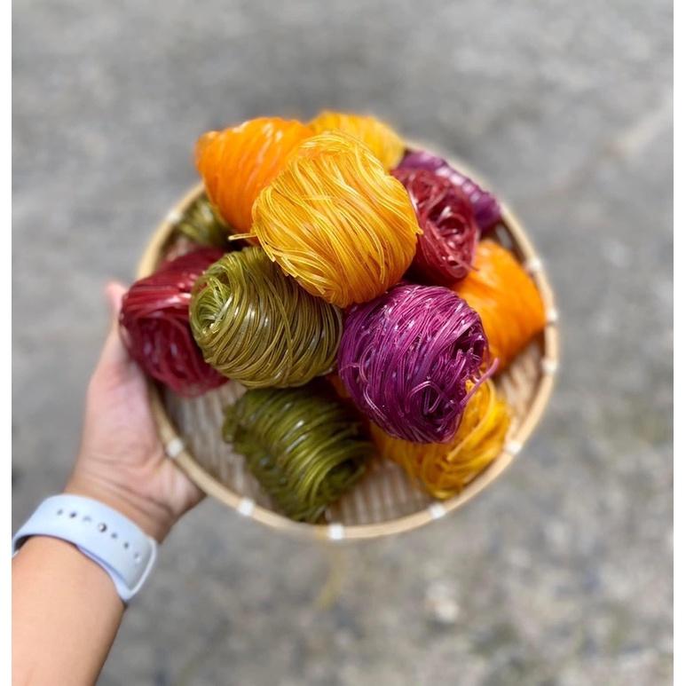 Đặc Sản Đồng Tháp - Hủ Tiếu Rau Củ Ngũ Sắc Sa đéc sợi dai ngon - 500g