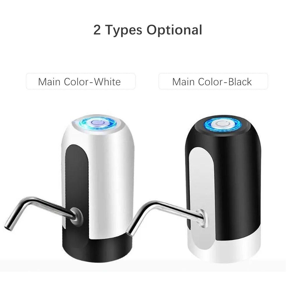 Máy bơm nước tự động cho cổ bình nước 2.16in, sạc USB