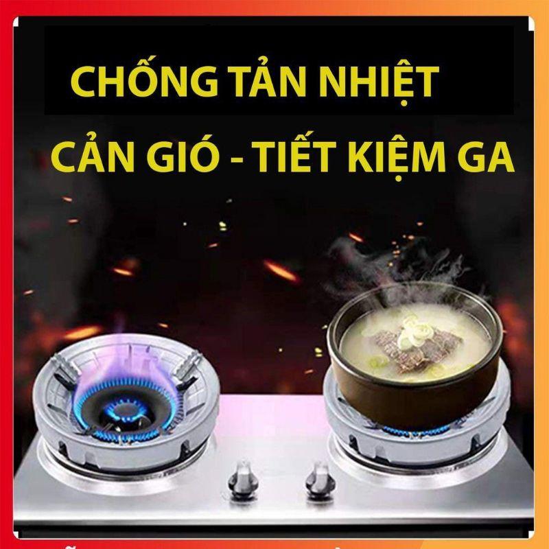 Kiềng bếp ga cản gió cao cấp, chống tản nhiệt, giúp tiết kiệm ga, nấu nhanh hơn, hạn chế phả hơi nóng vào người nấu