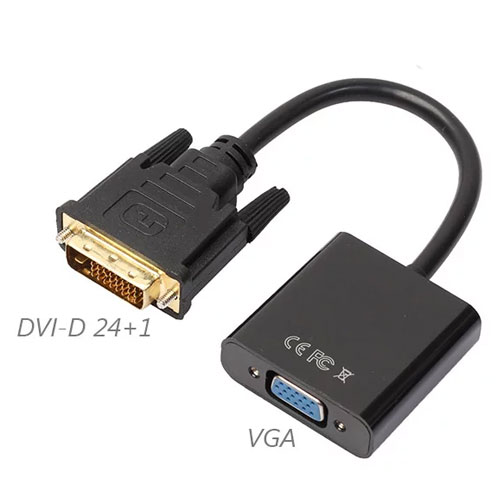 Cáp chuyển DVI (24+1) ra VGA - JL