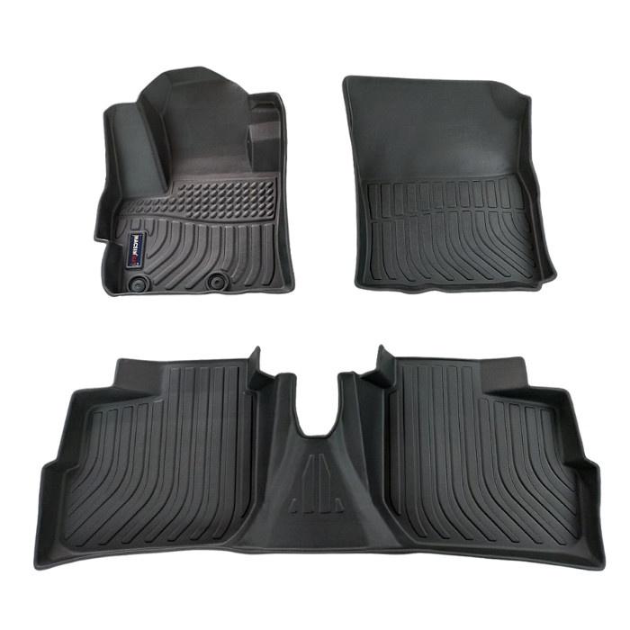 Thảm lót sàn xe ô tô Mitsubishi Mirage G4 Nhãn hiệu Macsim chất liệu nhựa TPV cao cấp màu đen