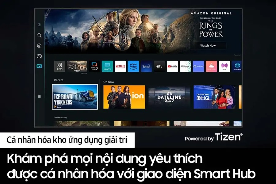 Smart Tivi Samsung 75 inch QLED 4K Q80C - Hàng chính hãng