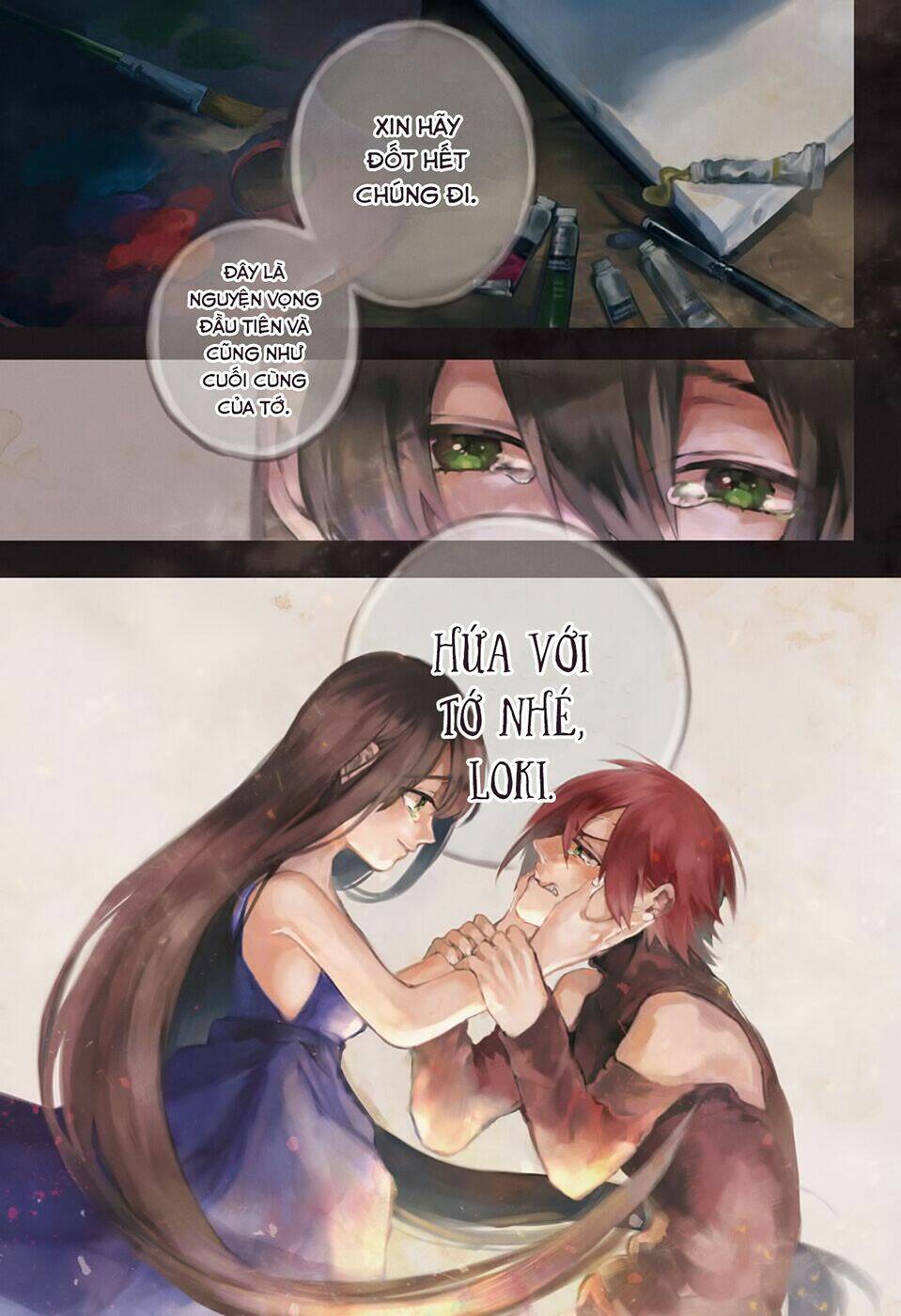 những bức họa quái dị của phù thủy chapter 1 4