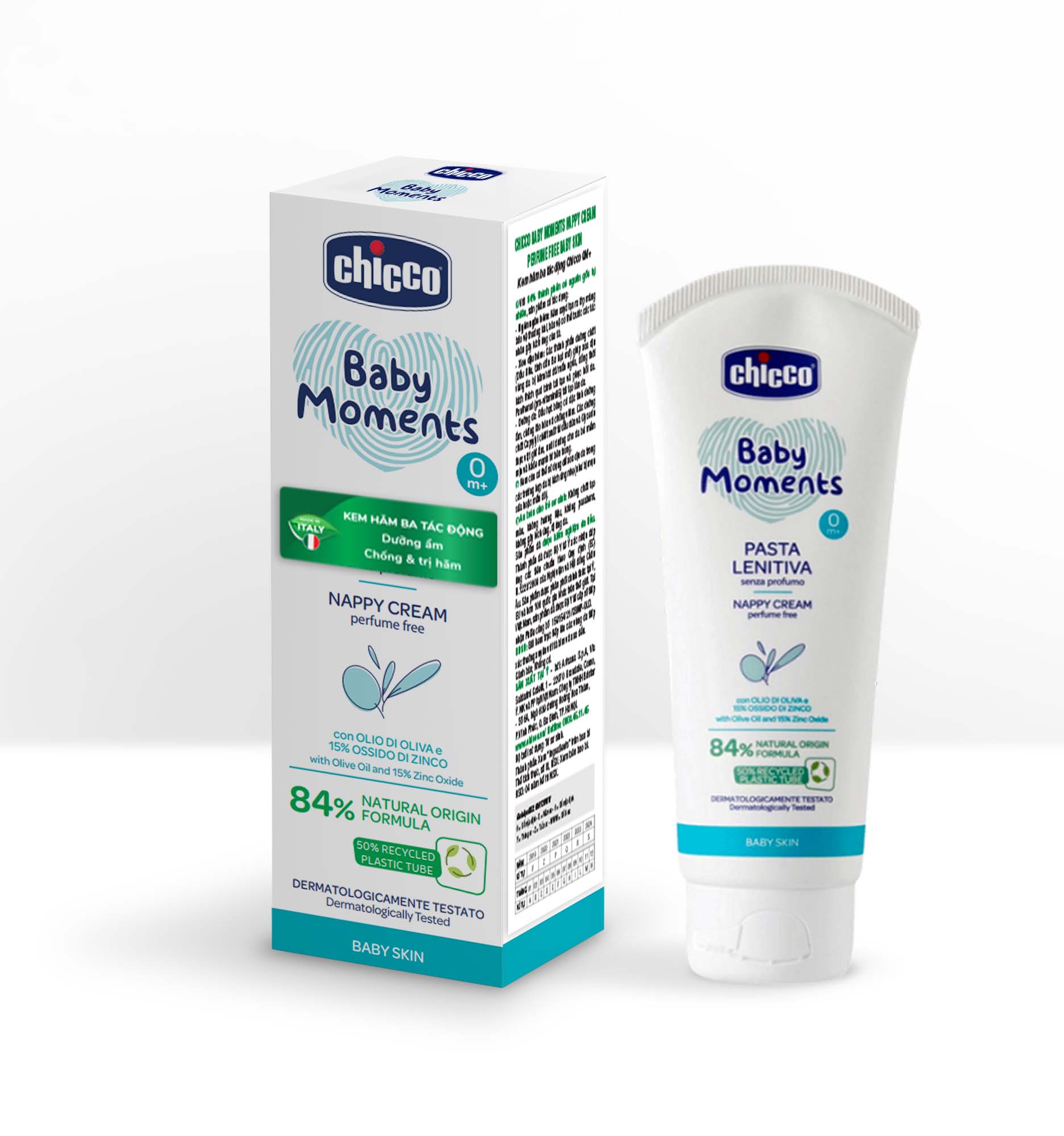 Kem hăm 3 tác động Chicco 0M+ 100ml 