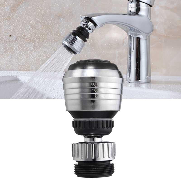 Đầu Vòi Tăng Áp Xoay 360 Độ Rửa Chén Bát 2 Chế Độ