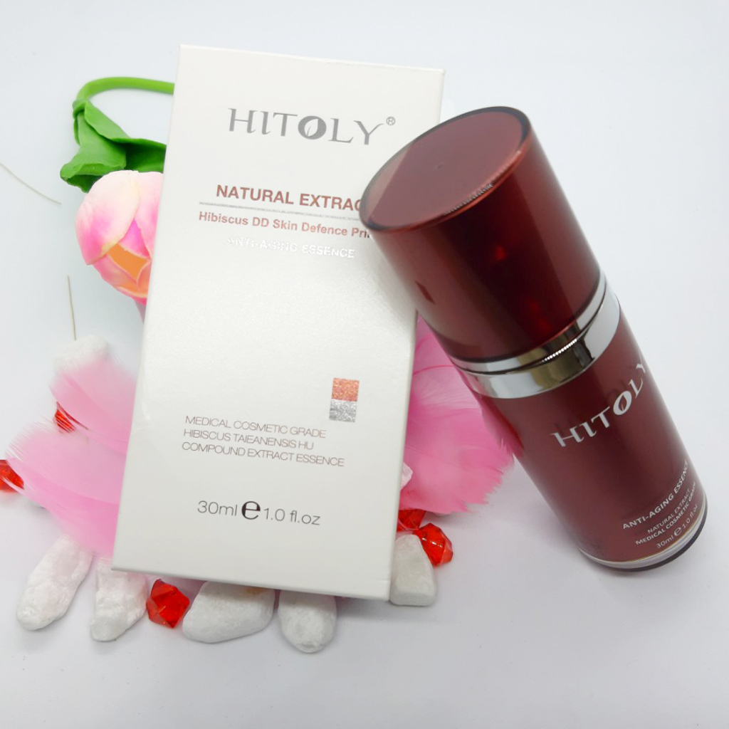 Kem lót dưỡng da chống lão hóa Hitoly - Natural Extract Hibiscus DD Skin Defence Primer Anti Aging Essence 30ml