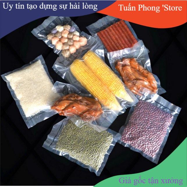 Túi Hút Chân Không Một Mặt Nhám Cho Máy Vacuum Sealer 25X17Cm (Set 10 Cái) FREESHIP TP'S