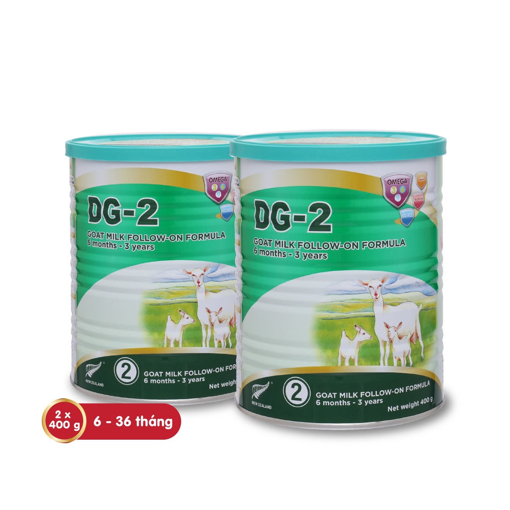 Combo 03 lon Sữa Dê DG-2 400g