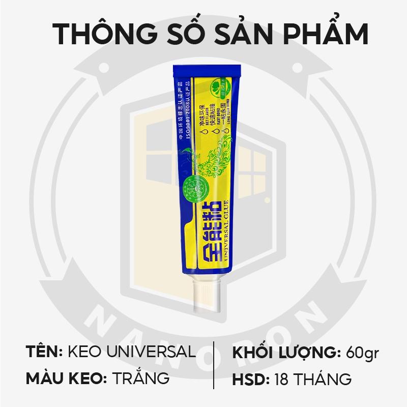 Keo dán nhựa đa năng nội địa Trung Universal Glue NANORON Keo dán tường dán gạch dán gỗ siêu chắc không làm hại da tay