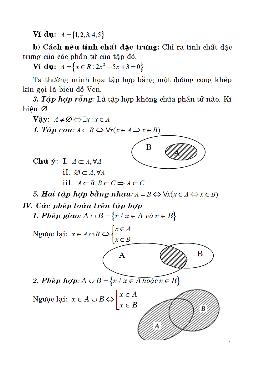 Sổ Tay Toán Cấp 3