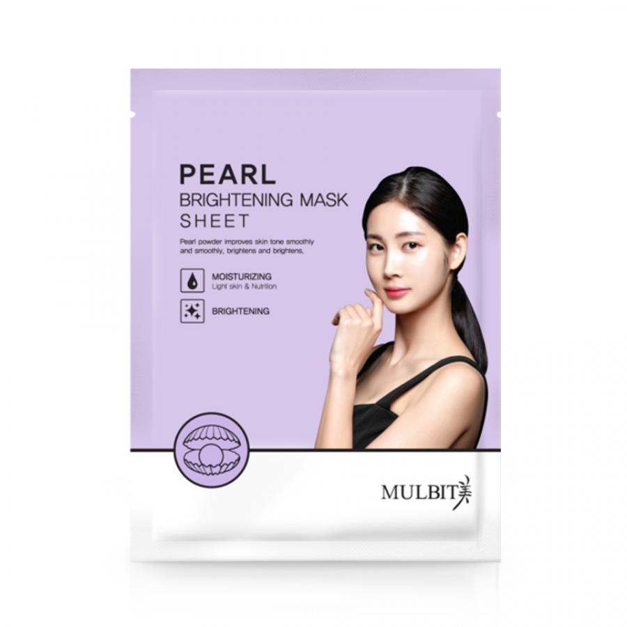 Mặt Nạ Giấy Ngọc Trai -  Pearl Brightening Mask Sheet Mulbit MB013 (23 g)