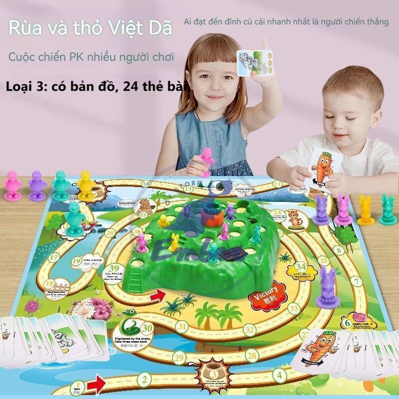 BỘ ĐỒ CHƠI BẪY THỎ VÀ RÙA  ĐỘC ĐÁO VUI NHỘN CHO BÉ -  PHIÊN BẢN  NÂNG CẤP