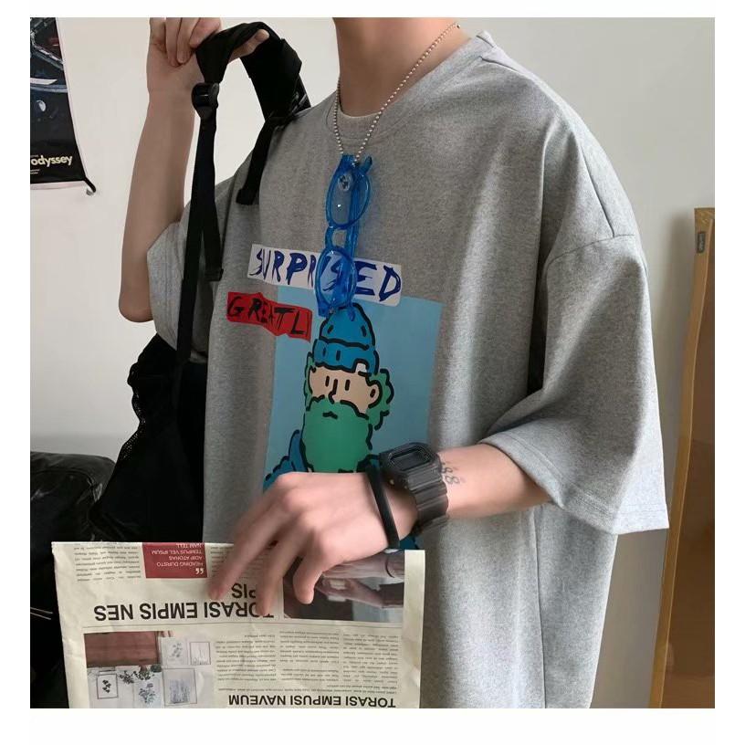 Áo Thun Tay Ngắn Cổ Tròn Thời Trang Cho Nam