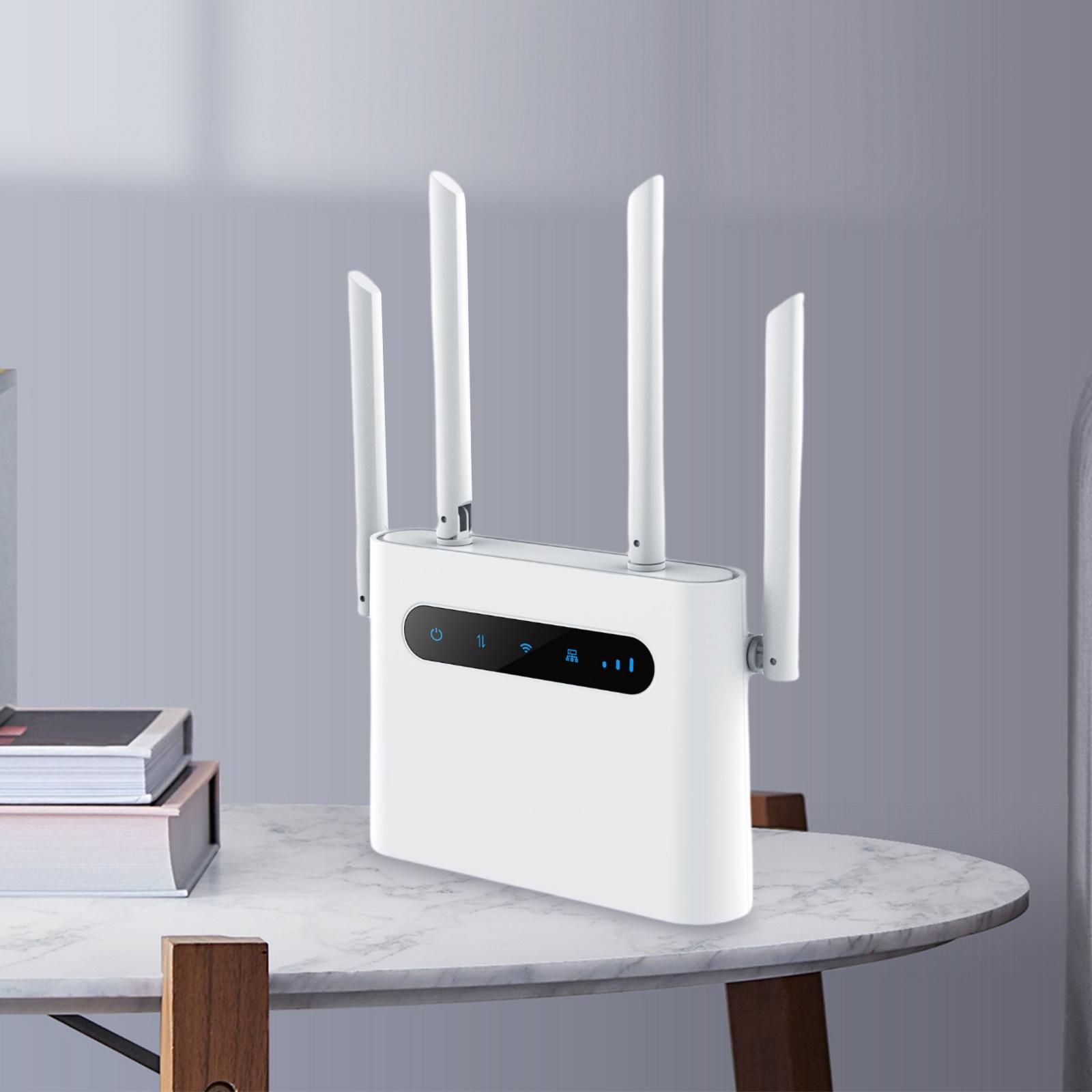 4G LTE Router with Sim Card Slot with Firewall for Factory Office Street EU
