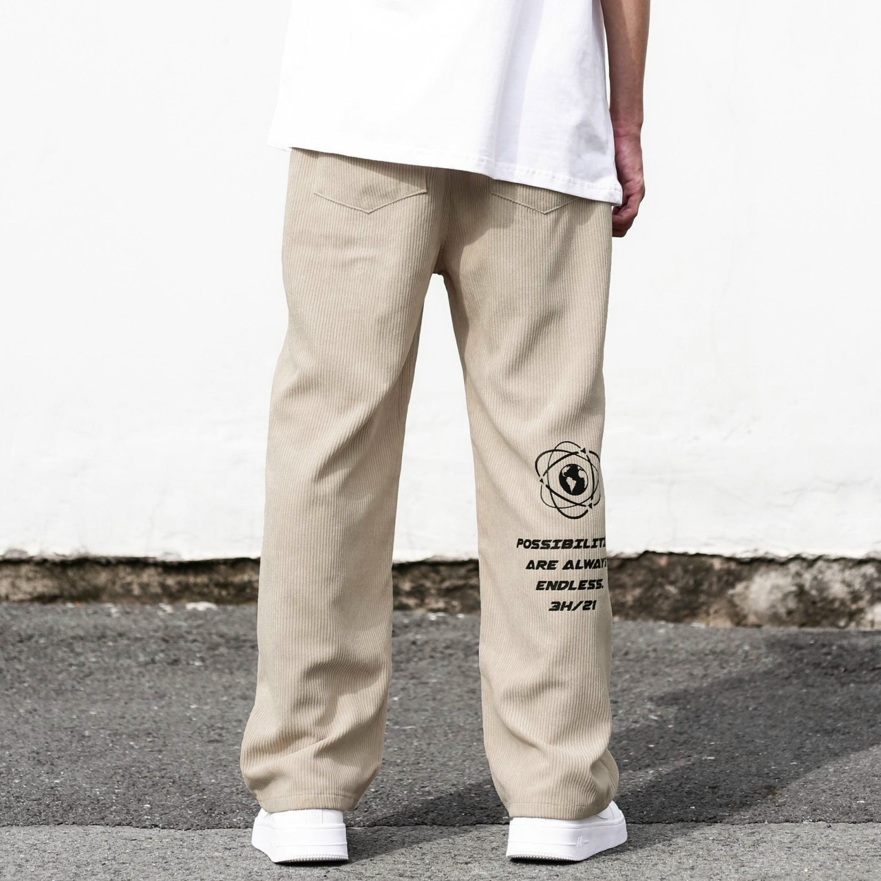 Quần Nhung Tăm Kiểu Ống Rộng Suông Chữ ENDLESS Nam Nữ HOT RẺ ĐẸP Quần Unisex Dài Lưng Thun Có Túi Cặp Couple Cụe Teen - THIÊN HÀ SHOP QUẦN NHUNG
