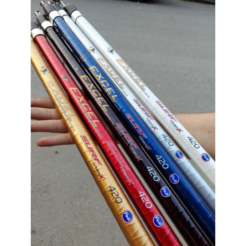 Cần câu lục excel surf có khoen định vị, cứng 35