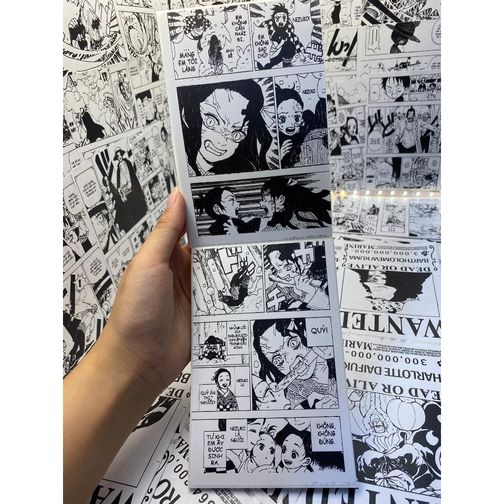 50 Miếng Truyện Tranh Dán Tường Truyện Tranh One Piece - Naruto - Dragon Ball - 7 Viên Ngọc Rồng - Thanh Gươm Diệt Quỷ - One Piece