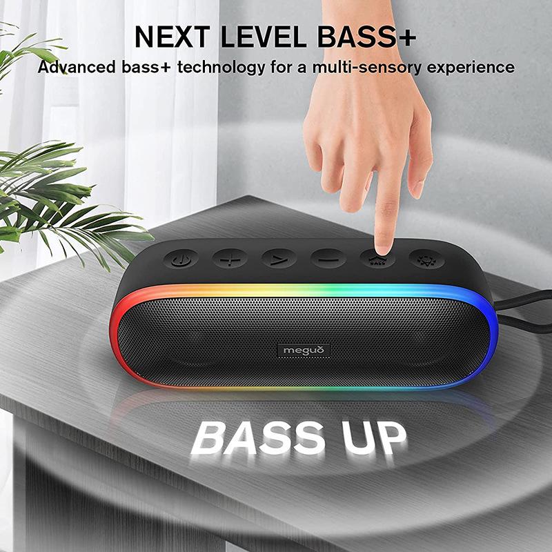 Loa bluetooth ưu đãi nhất Mingguo Amazon loa siêu trầm thẻ chống nước âm lượng lớn loa bluetooth ngoài trời