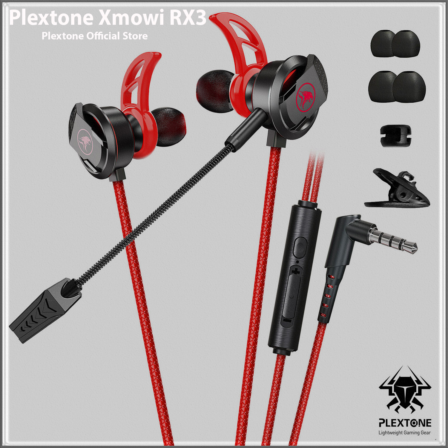 Tai nghe gaming chơi game trên máy tính và điện thoại Plextone Xmowi RX3 - Hàng Chính Hãng