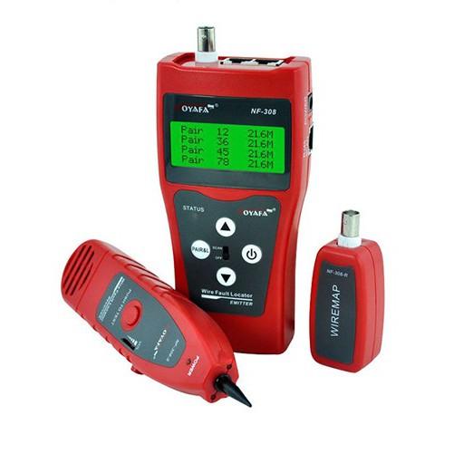 Máy test mạng NF-308 đo số mét cáp