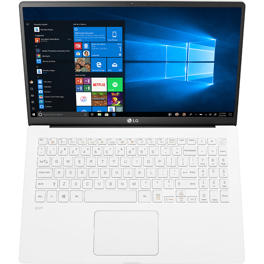 Laptop LG Gram 2020 15ZD90N-V.AX56A5 (Core i5-1035G7/ 8GB/ 512GB NVMe/ 15 FHD IPS/ NonOS/ White) - Hàng Chính Hãng