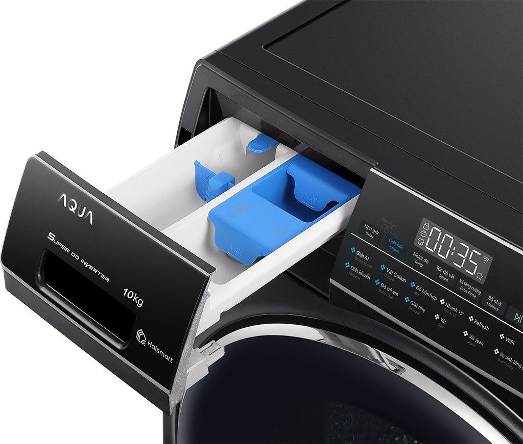 AW10-B4959U1K(B) - MÁY GIẶT CỬA TRƯỚC AQUA AW10-B4959U1K(B) INVERTER - Hàng chính hãng