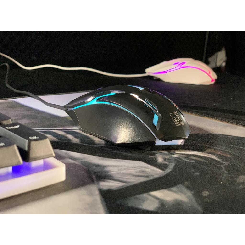 Bộ Bàn phím kèm chuột gaming G21 giả cơ chế độ bật tắt đèn led giá rẻ