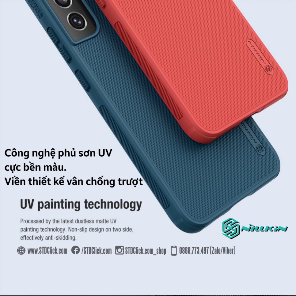 ỐP LƯNG DÀNH CHO ĐIỆN THOẠI SAMSUNG GALAXY S22 5G NILLKIN NHỰA CỨNG VIỀN DẺO