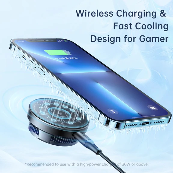 Tản Nhiệt Nam Châm và Sạc Không Dây Hỗ Trợ Chơi Game Mcdodo Magnetic Radiator Wireless Gaming Charger (Hàng chính hãng)