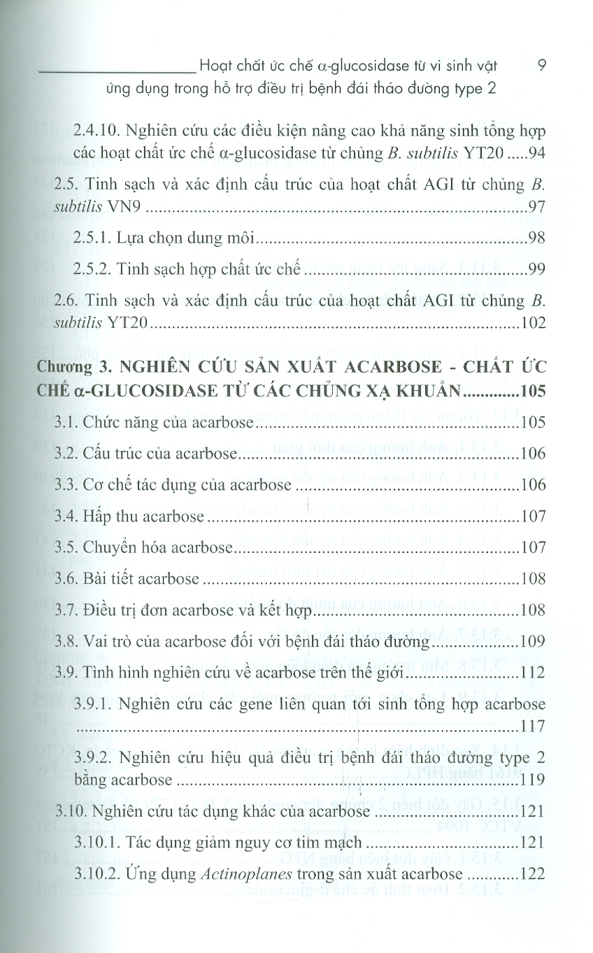 Hoạt Chất Ức Chế Α-Glucosidase Từ Vi Sinh Vật Ứng Dụng Trong Hỗ Trợ Điều Trị Bệnh Đái Tháo Đường Type 2 (Bộ Sách Chuyên Khảo Ứng Dụng Và Phát Triển Công Nghê Cao) (Bìa Cứng)