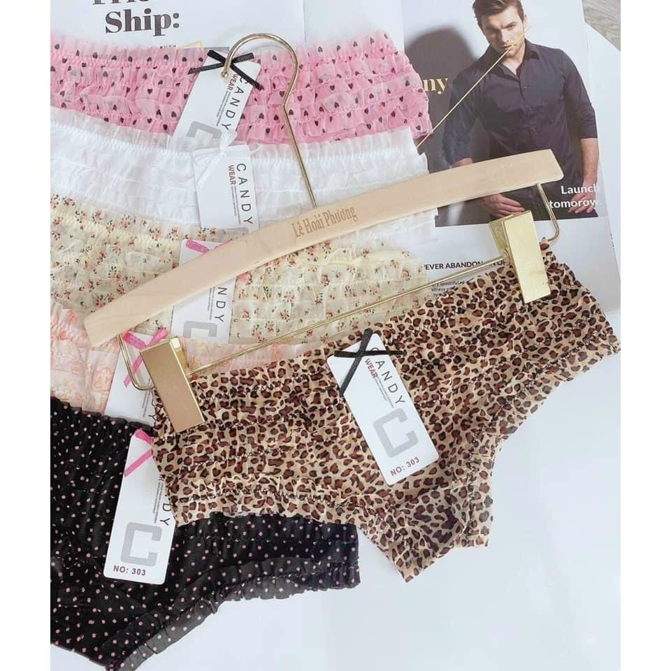 SET 5 Quần Lót Cotton Nâng Mông Thông Hơi Hoạ Tiết Dễ Thương