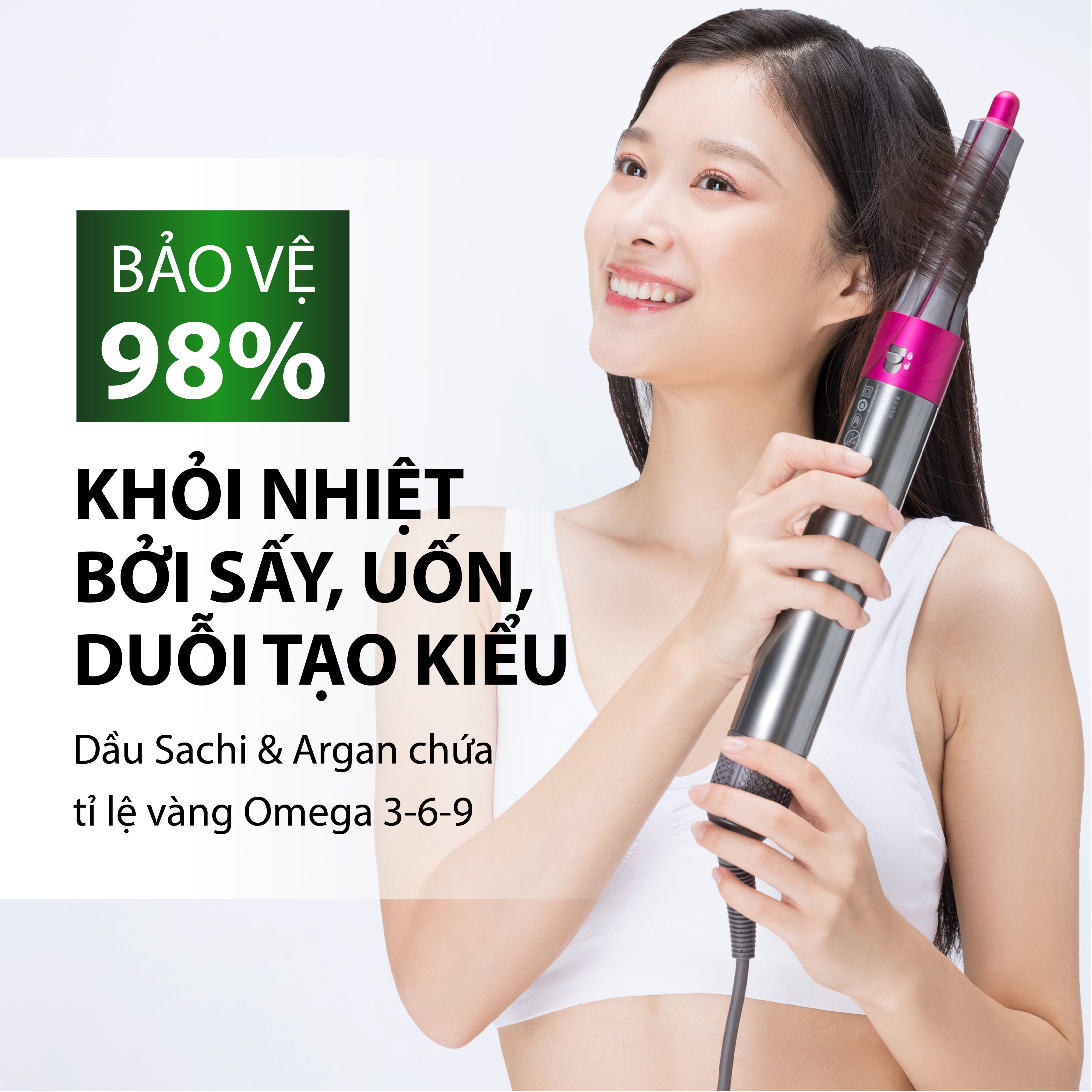 Serum Dưỡng Tóc Milaganics Sachi &amp; Argan, Hàm Lượng Cao Omega và Vitamin E, Hỗ Trợ Phục Hồi Tóc Xơ Rối, Chẻ Ngọn, Bảo Vệ Tóc Khi Uốn, Ép, Sấy, Nhuộm (80ml/Chai)