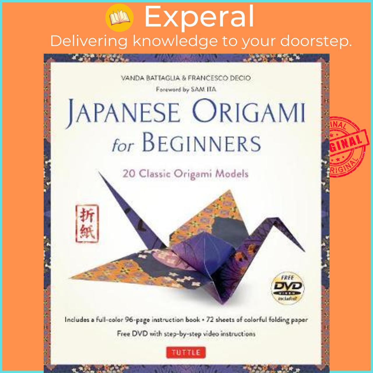 Sách - Japanese Origami for Beginners Kit : 20 Classic Origami Models: Kit wi by Vanda Battaglia