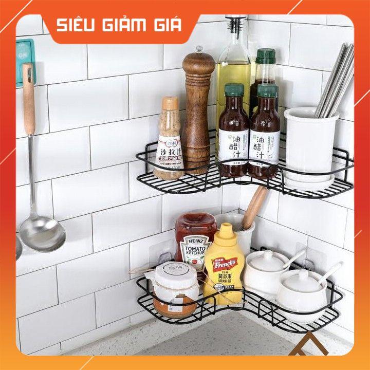 Kệ góc dán tường siêu dính trong nhà tắm ,nhà bếp siêu tiện dụng