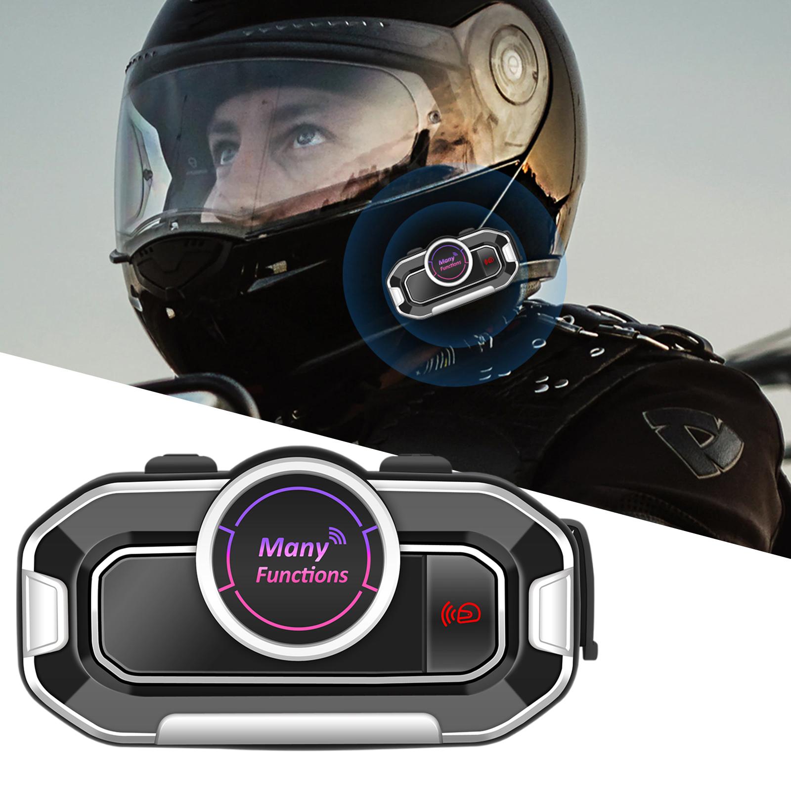 Motorcycle Helmet Headset with FM Radio Hands Free for Motorbike Off Road