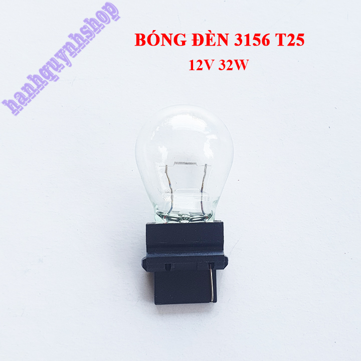 Bộ 2 bóng đèn ô tô T25 3156 1 tóc 12V 32W sợi tóc halogen