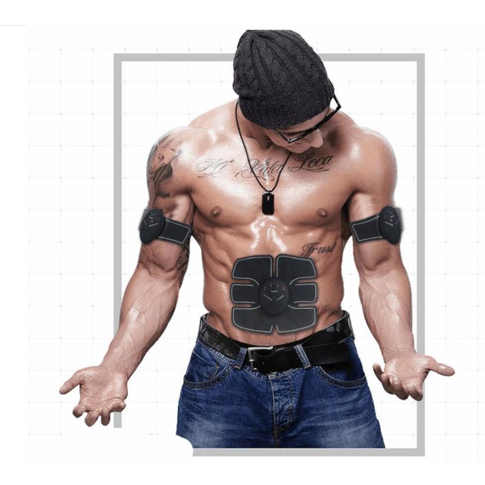 Bộ máy tập thể dục thông minh đào tạo cơ bắp EMS Smart Fitness 8 múi 1 bụng 2 tay.