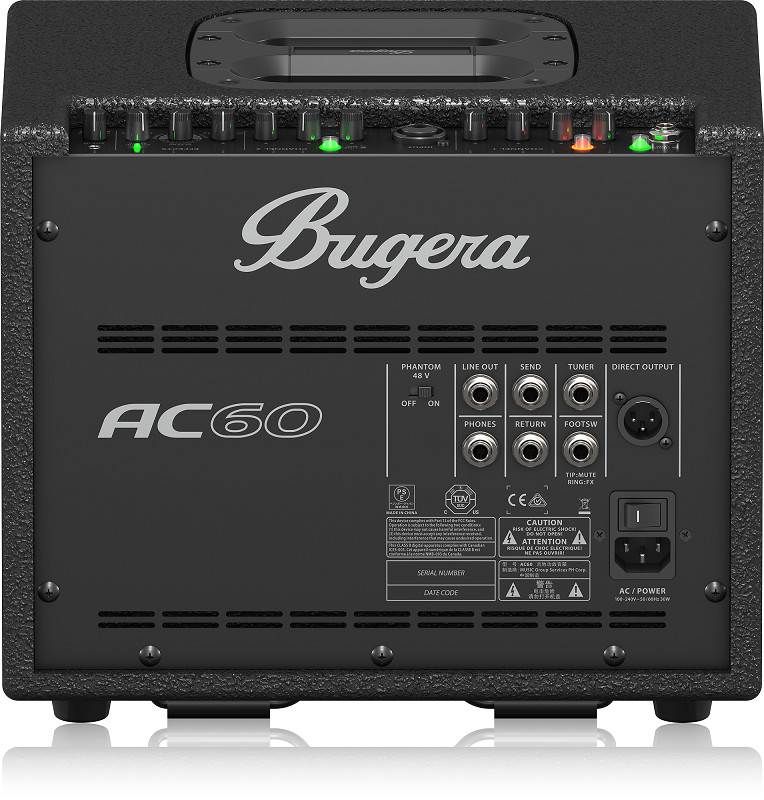 Bugera AC60 60-watt 2-channel Portable Acoustic Amp-Hàng Chính Hãng