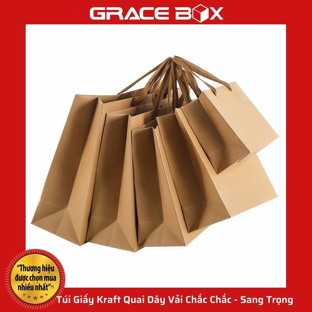 Túi Giấy Kraft Quai Dây Vải Chắc Chắc - Sang Trọng