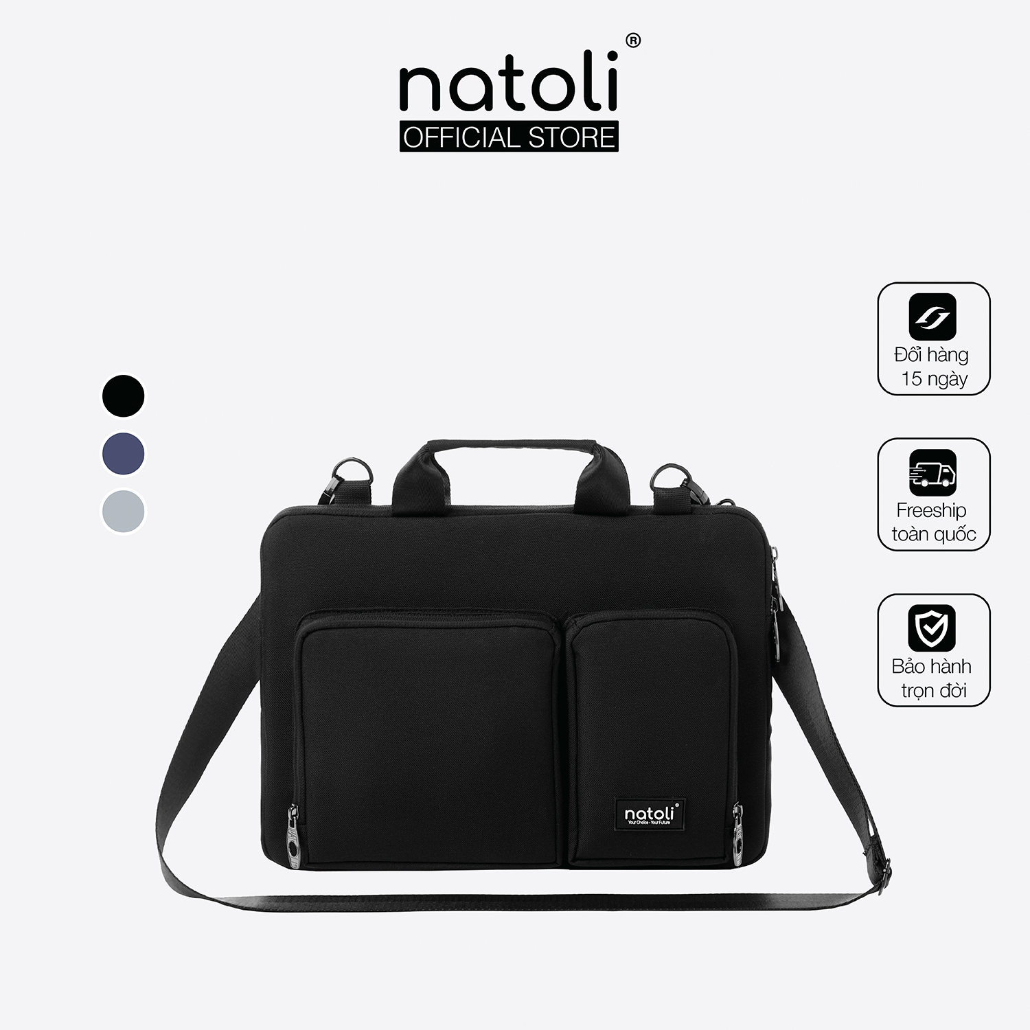 Túi chống sốc laptop Thương hiệu Natoli chống va đập kháng nước tốt BST Omnisack Bag T11