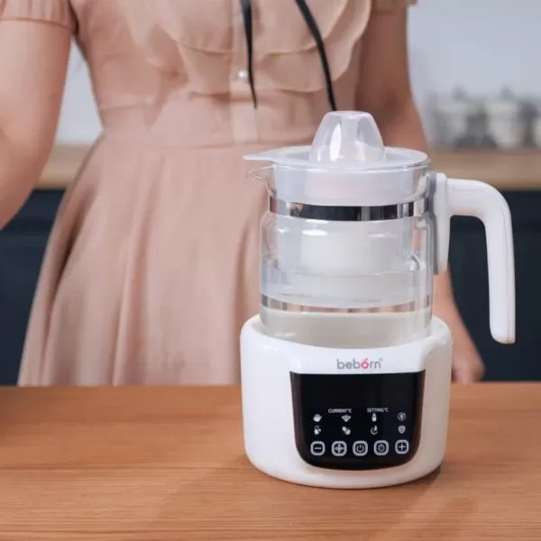 Bình đun nước giữ nhiệt pha sữa điện tử Fatzbaby Beborn K02 - Hàng Chính Hãng