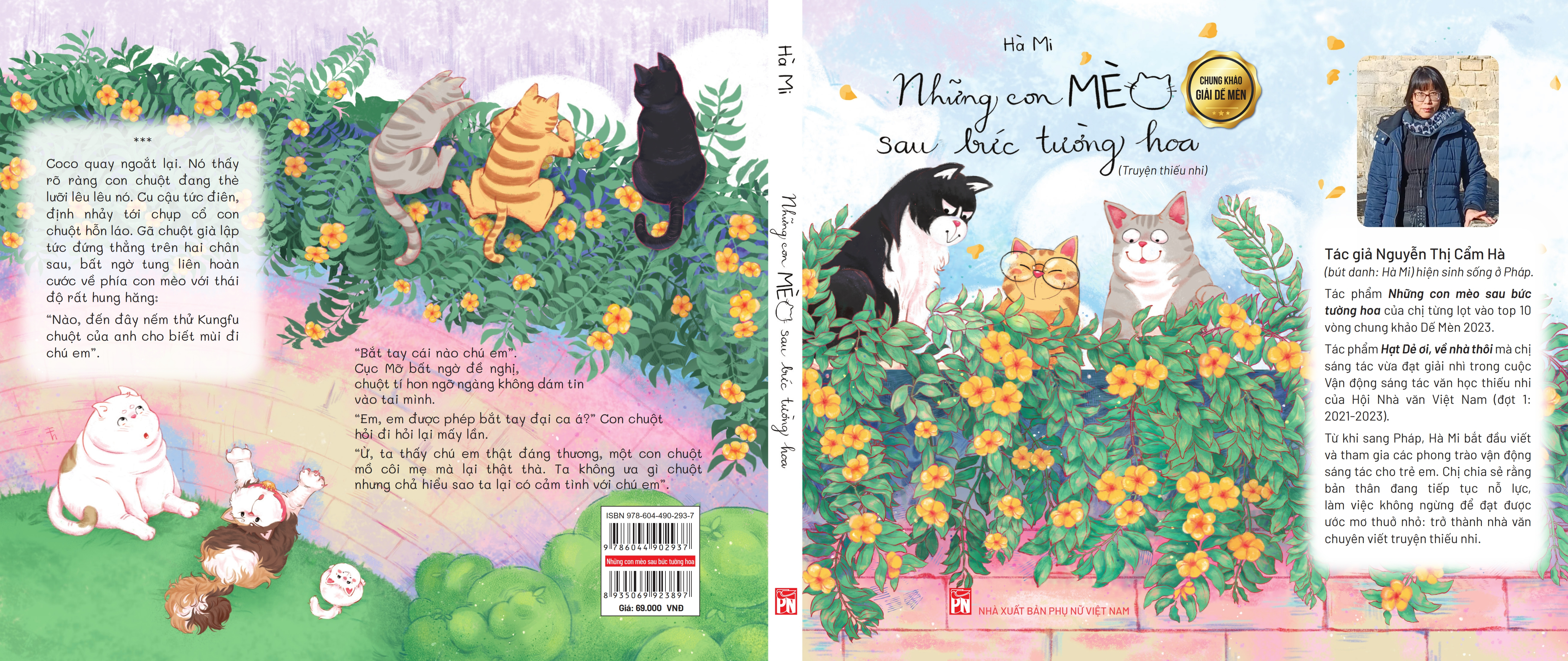 Những con mèo sau bức tường hoa - Hà Mi - truyện thiếu nhi