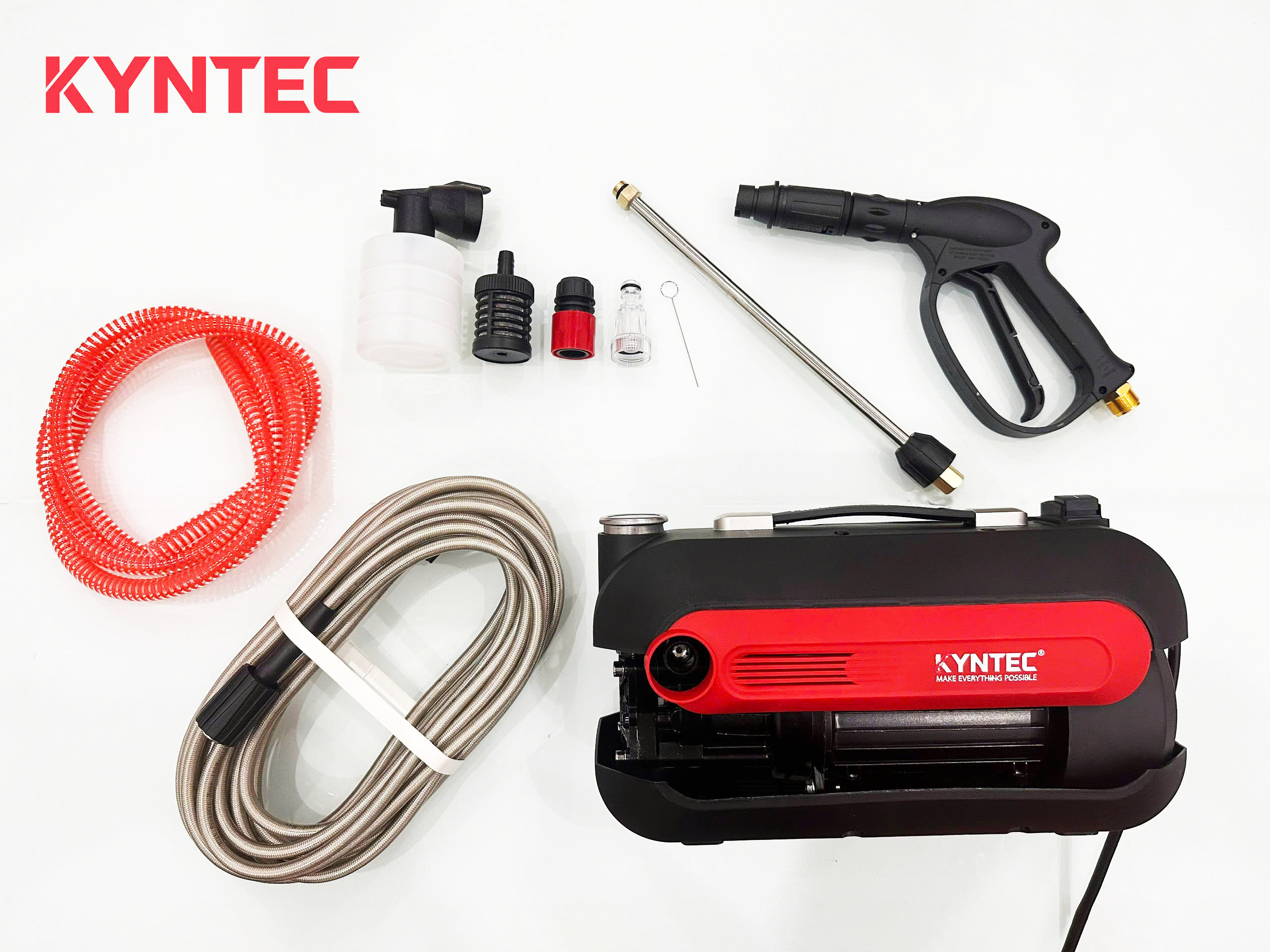 Máy rửa xe áp lực cao nhập khẩu chính hãng Kynko Kyntec KTW - 10 siêu bền