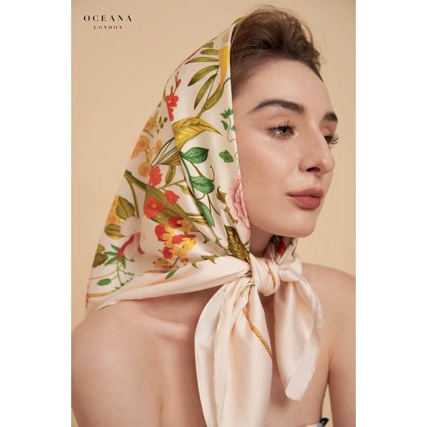 Oceana London - Khăn lụa vuông Ellis Scarf