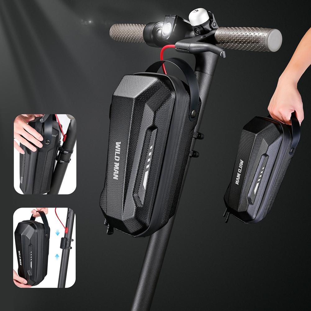 Túi treo xe đạp 2/3/5L Pannier Front Storage Túi treo công suất lớn Vỏ cứng cho M365 Pro2 cho Xiaomi M365 Túi xe tay ga Color: D