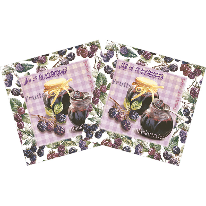 Combo 2 Khăn Giấy Ăn Trang Trí Bàn Tiệc Tissue Napkins Design Ti-Flair 345701 (33 x 33 cm)