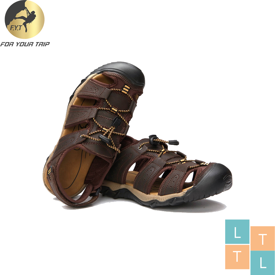 HOT GIÀY SANDAL DA BÒ SIÊU BỀN THIẾT KẾ MỚI NHẤT VỪA RA AB09