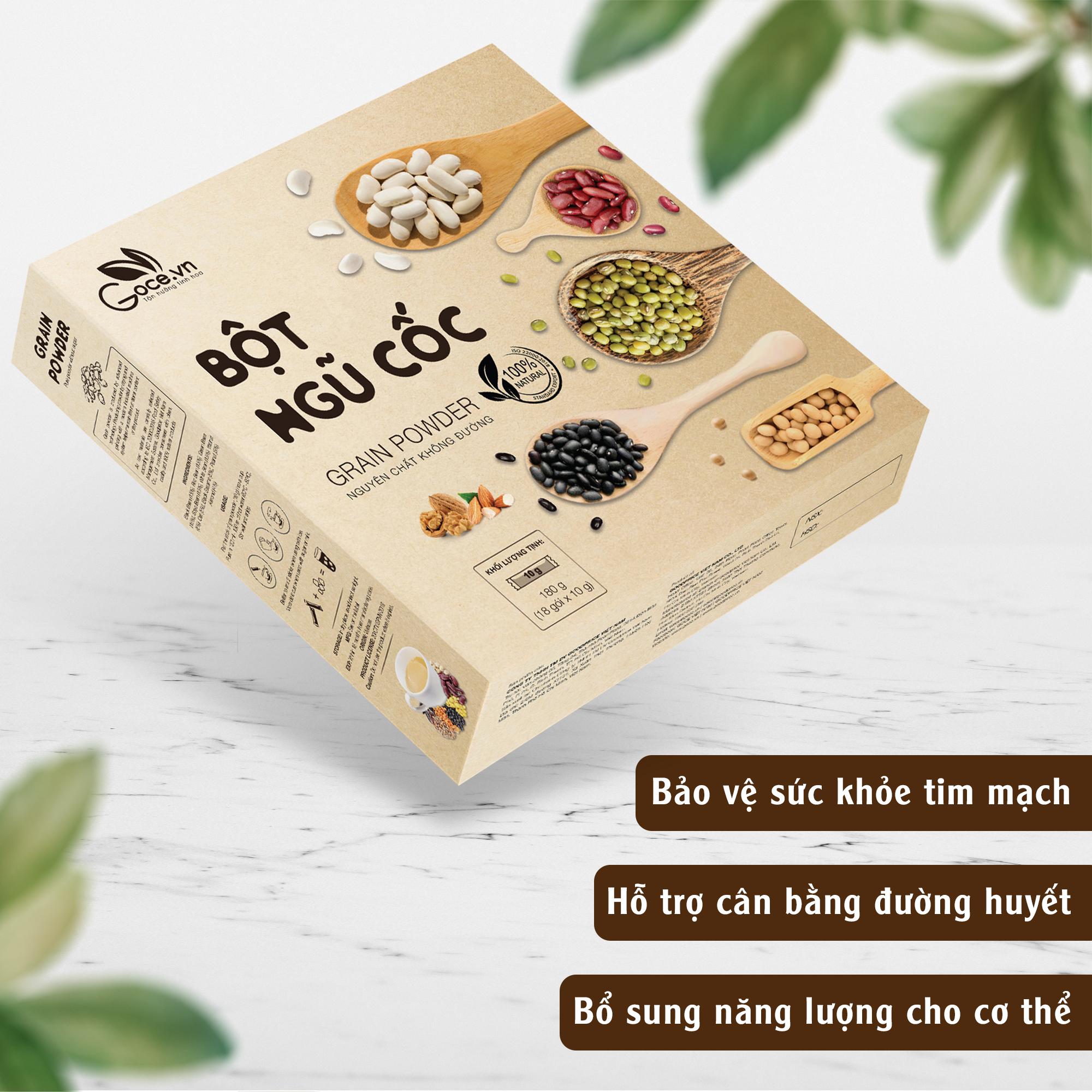 Bột ngũ cốc dinh dưỡng Goce - 180g (18 gói x 10g)