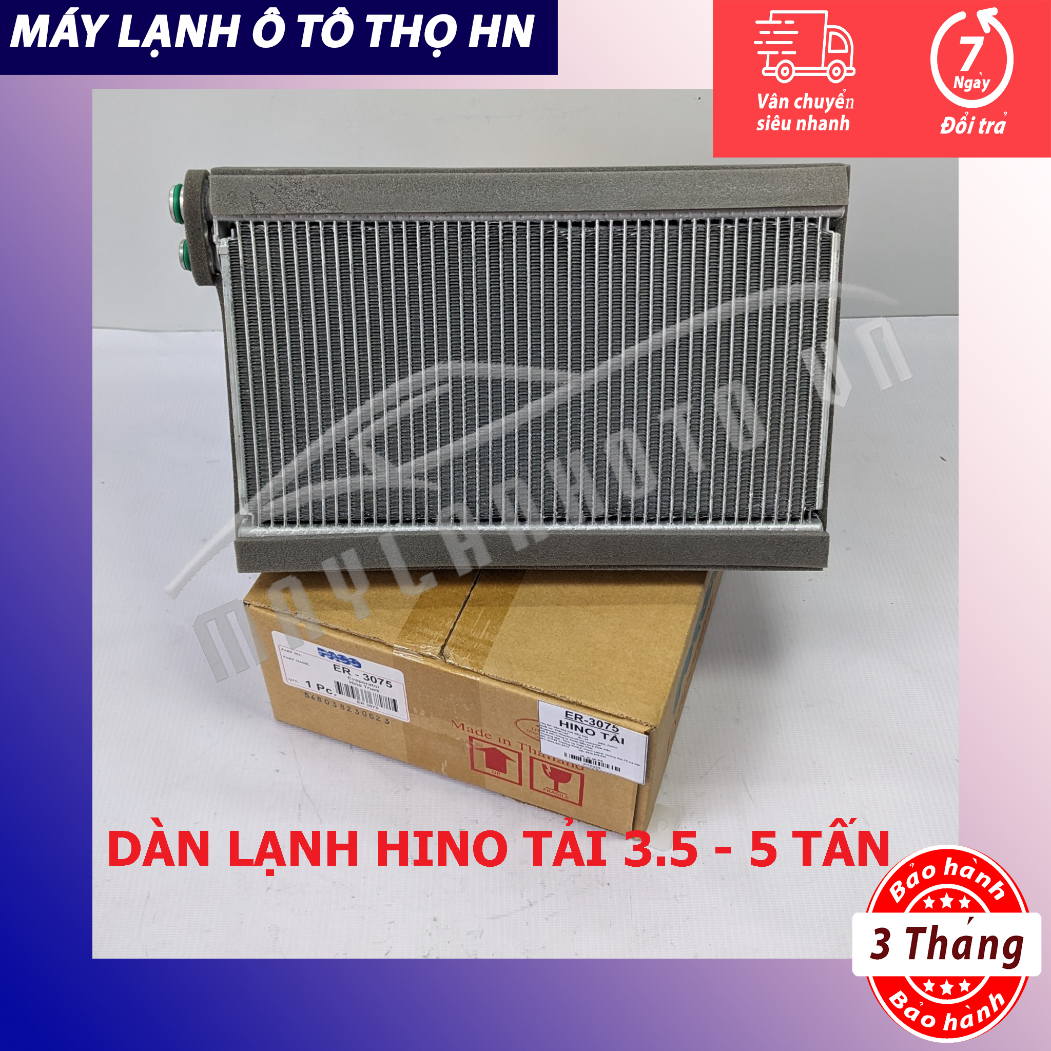 Dàn lạnh Hino 3,5 tấn - 5 tấn Hàng xịn Thái Lan