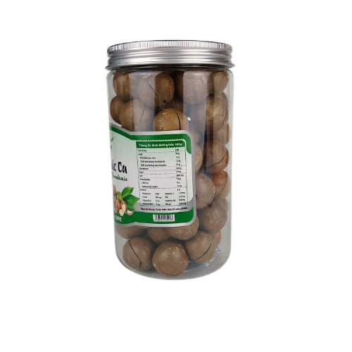 (SIÊU TIẾT KIỆM) 1kg Hạt macca Úc nứt vỏ, NGUYÊN VỊ, đã sấy giòn, ăn vặt mẹ bầu cực ngon Nunuts ( 2 hũ 500g).